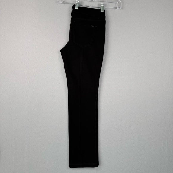 White House Black Market The Slim‎ Ponte 0 Short Black Back Seam Jeans Casual - Picture 3 of 14